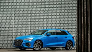 audi a3 bleue