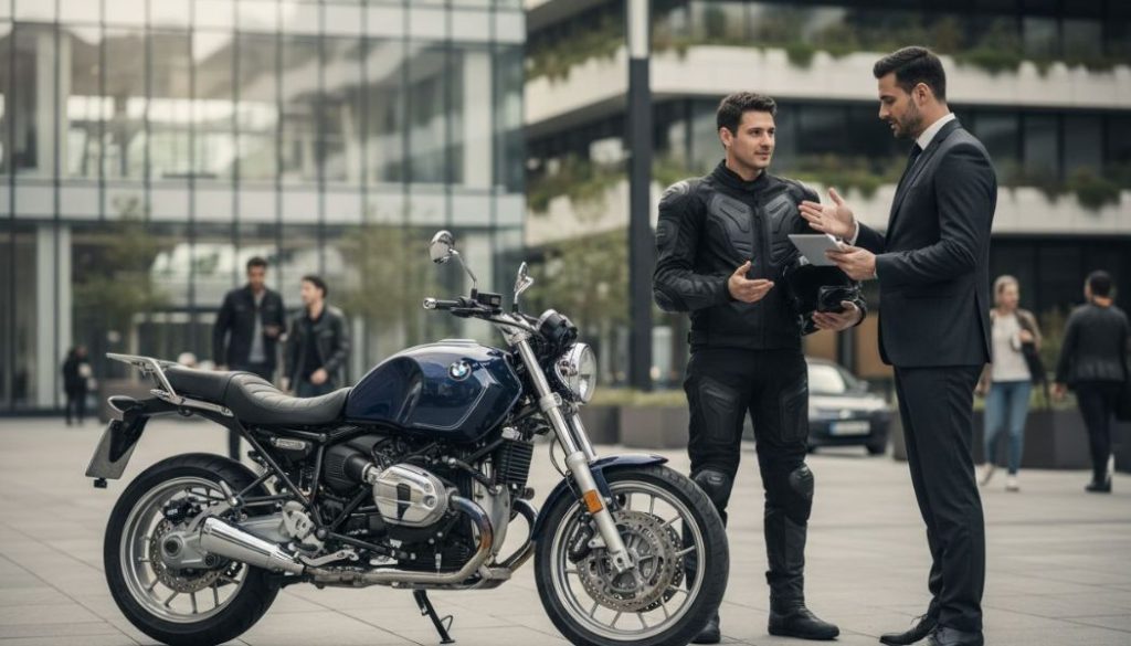 Moto bmw noire