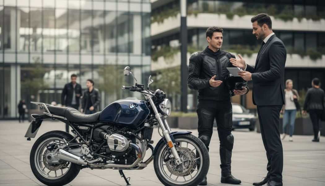 Moto bmw noire