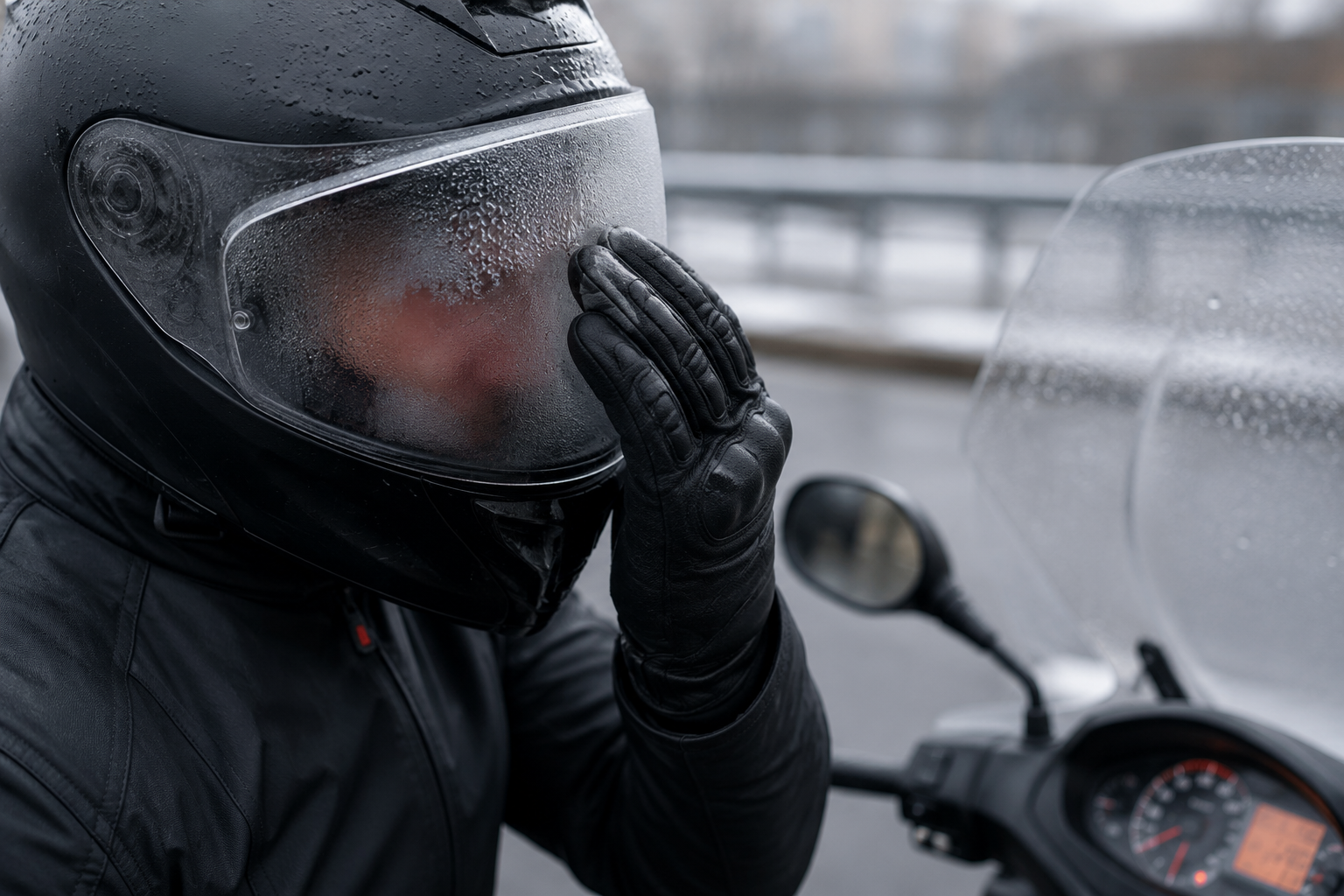 buée casque scooter