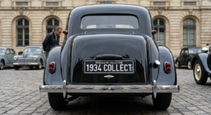 plaque immatriculation noire